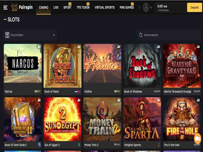 Крипто-казино Fairspin Крипто-казино Fairspin